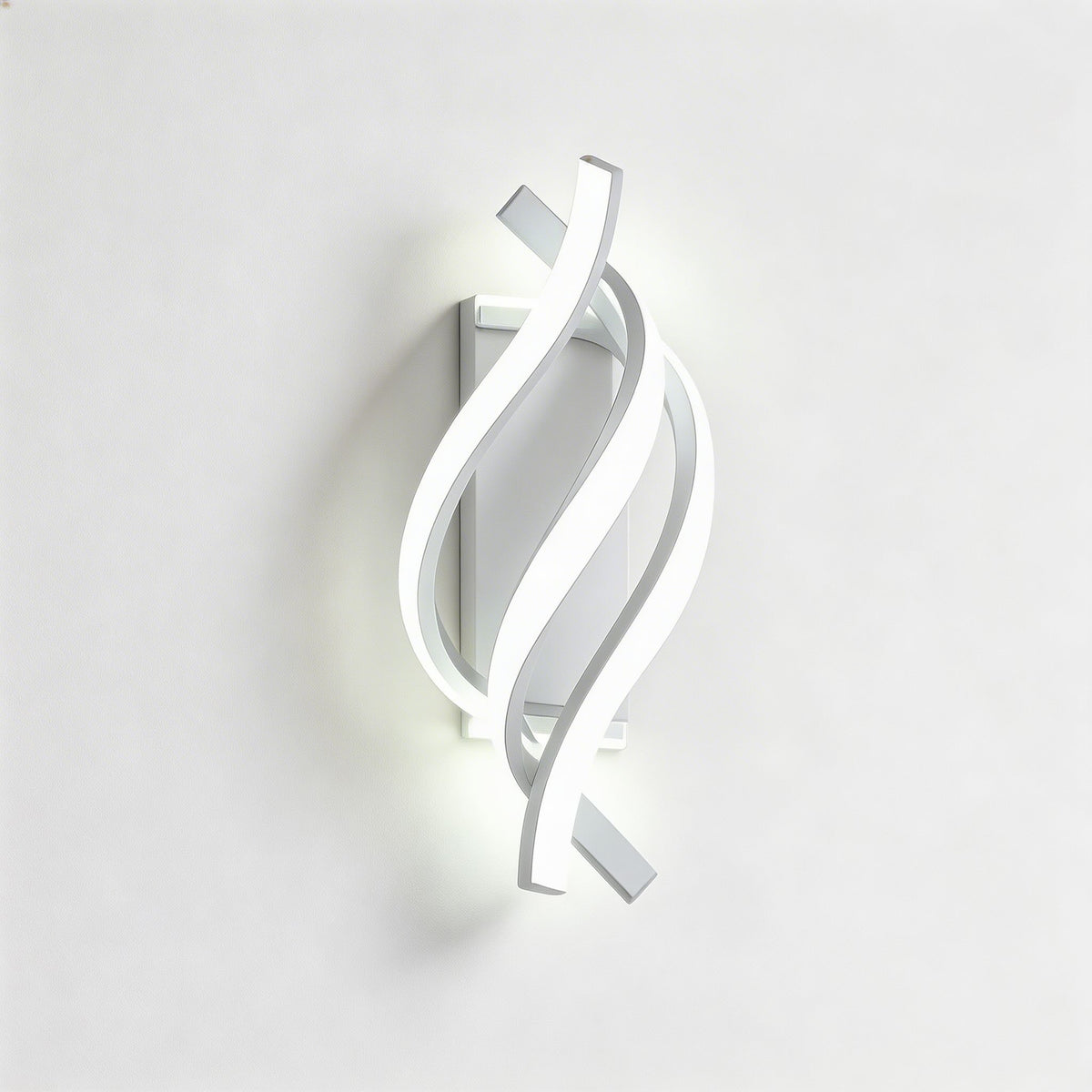 Spiral Metal Wall Sconce LED Wall Light Sculptural