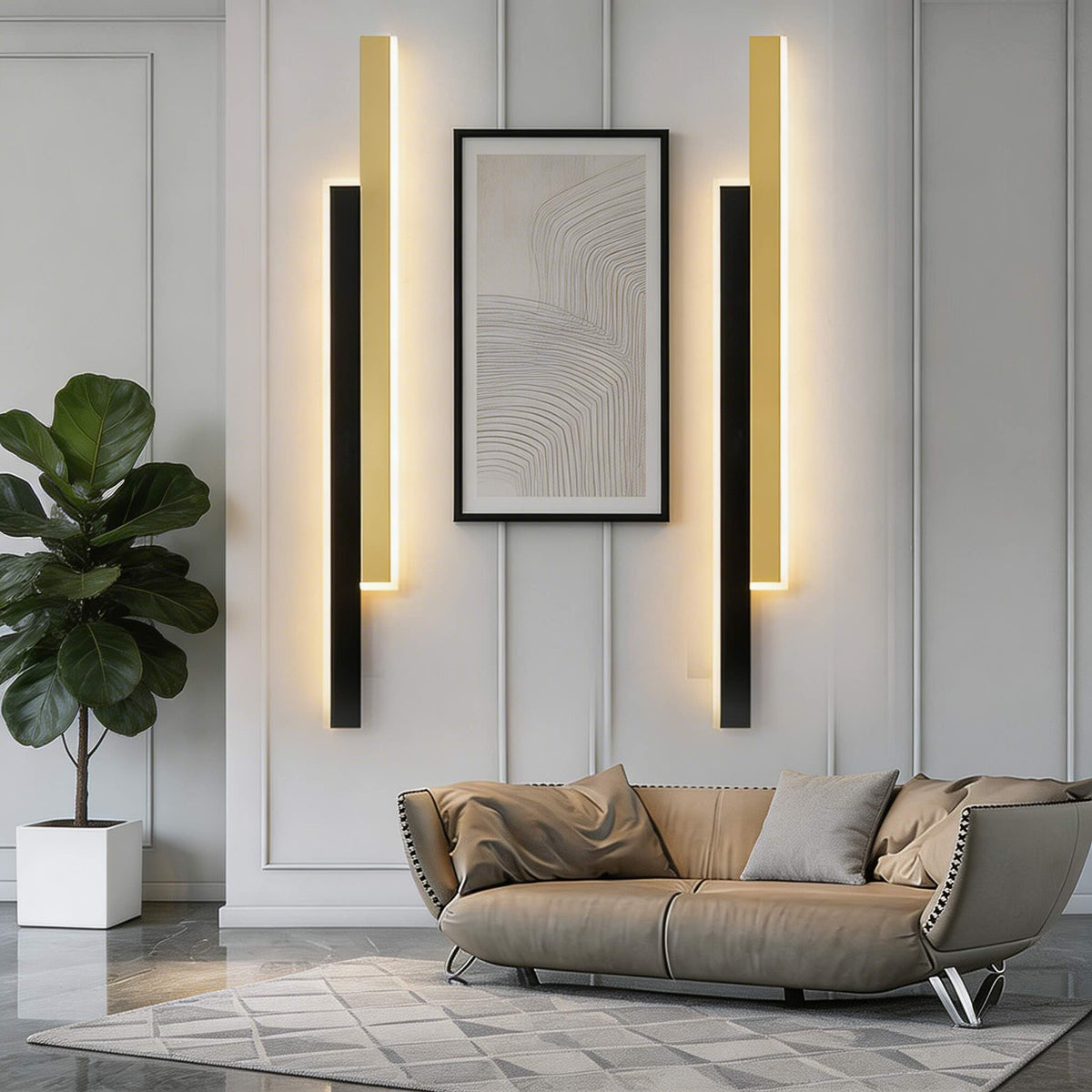 Linear LED Wall Sconce Bathroom Bedroom Mirror Light