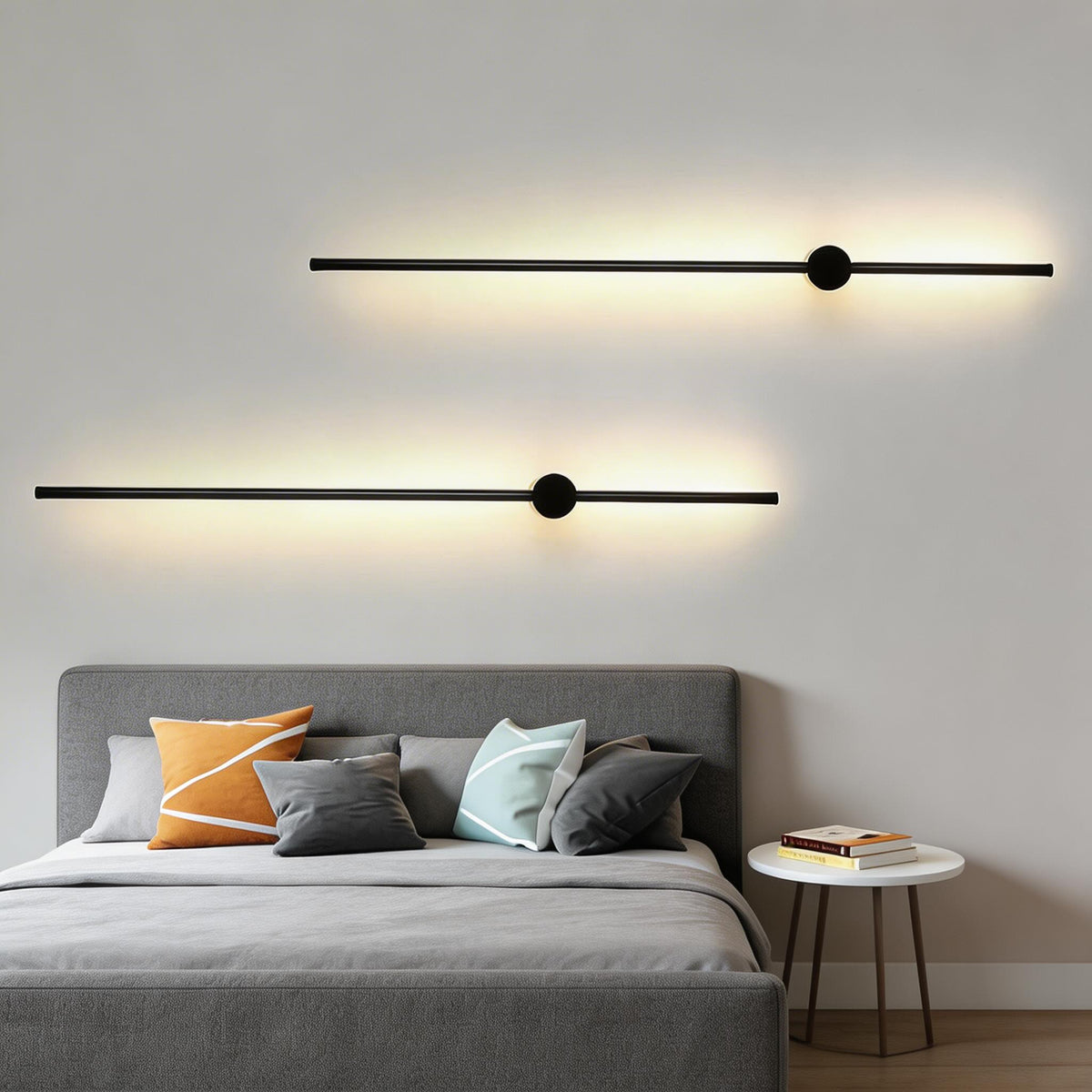 Ultra-Thin Linear Aluminium Wall Light Dimmable LED