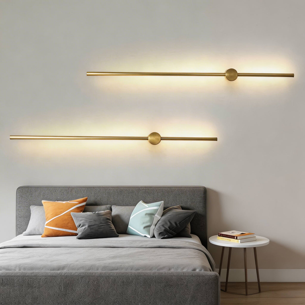 Ultra-Thin Linear Aluminium Wall Light Dimmable LED