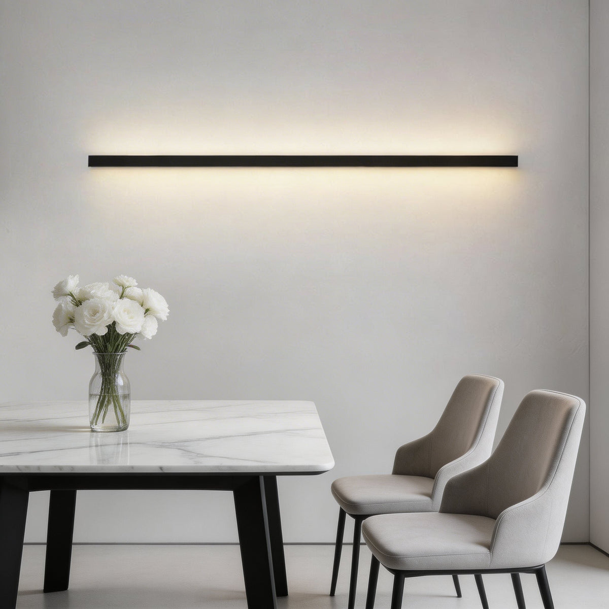 Linear Aluminium Wall Sconce Wall Mounted LED Bar Light