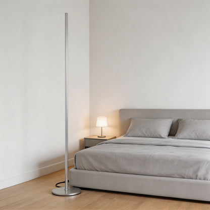 Industrial Line Floor Lamp Metal Adjustable LED Light