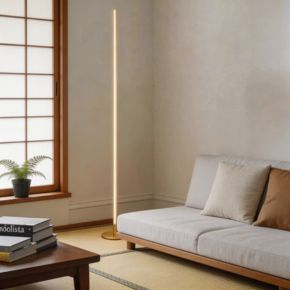 Industrial Line Floor Lamp Metal Adjustable LED Light