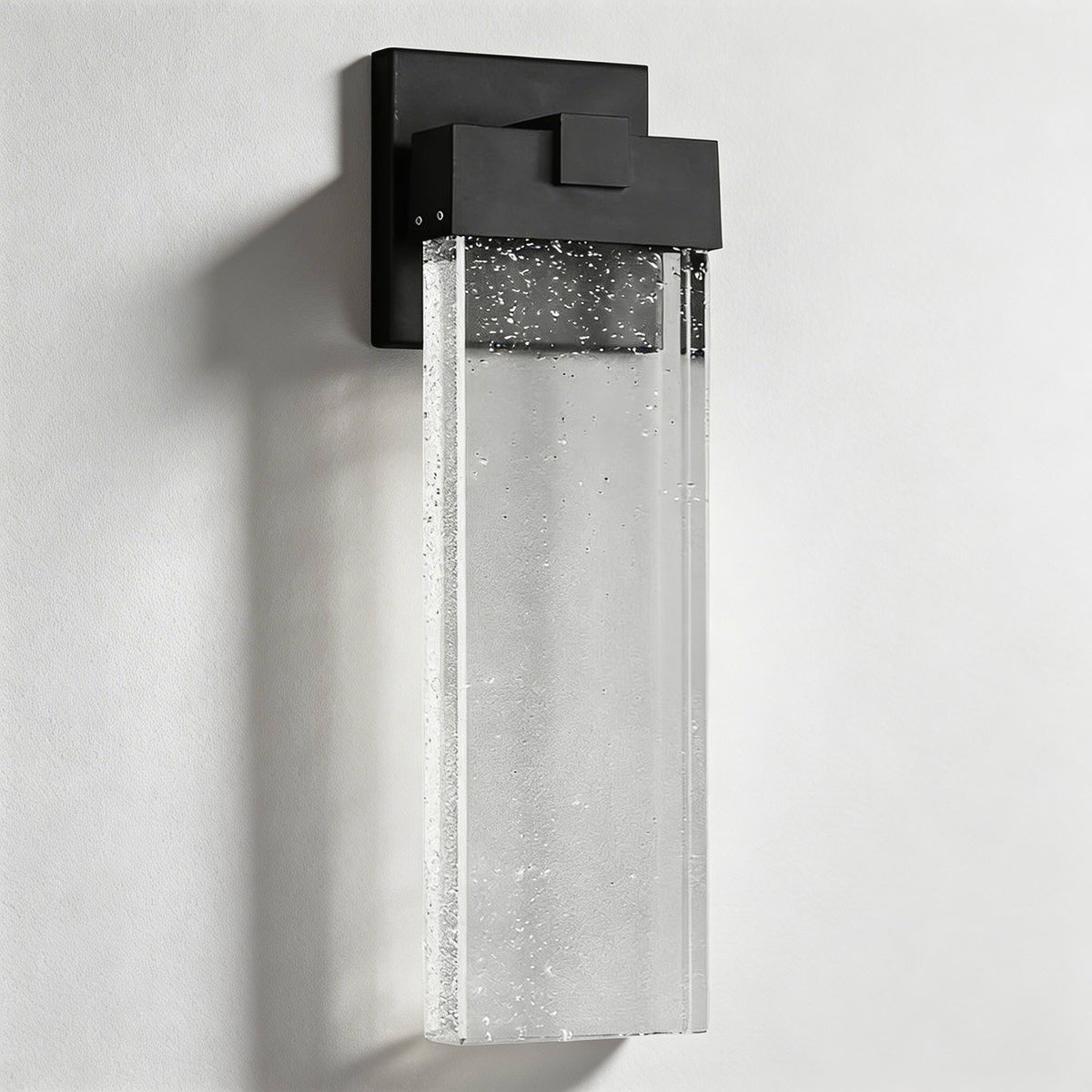 Die-Cast Black Outdoor Wall Light Waterproof LED Sconce