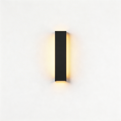 Modern Outdoor Wall Light Waterproof Stainless Steel Wall Mounted LED Fixture Adjustable Height