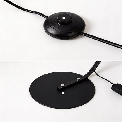 Nordic LED Corner Floor Lamp Black White Dimmable Remote Living Room Bedroom Standing Light