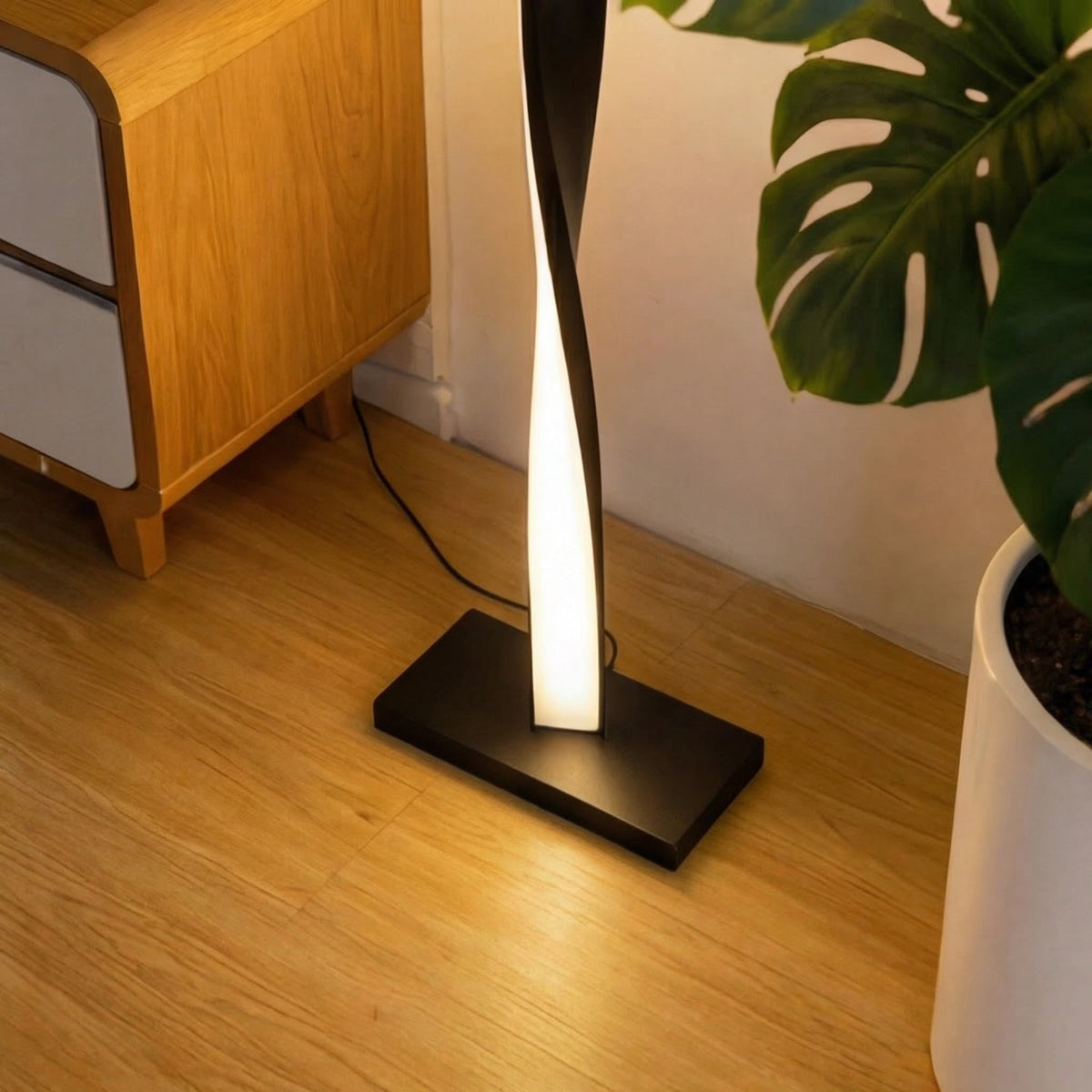 Dimmable LED Floor Lamp Adjustable Metal Standing Light