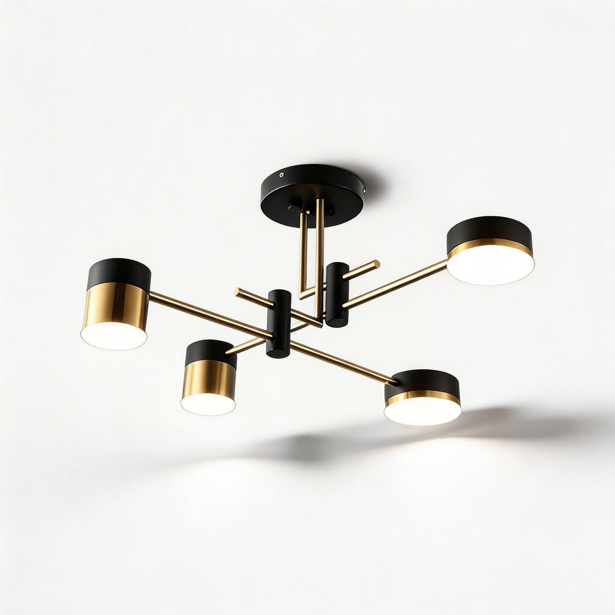 Sputnik Ceiling Light Iron Acrylic Dimmable LED 4-8 Light