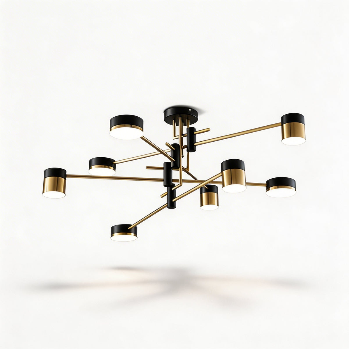 Sputnik Ceiling Light Iron Acrylic Dimmable LED 4-8 Light
