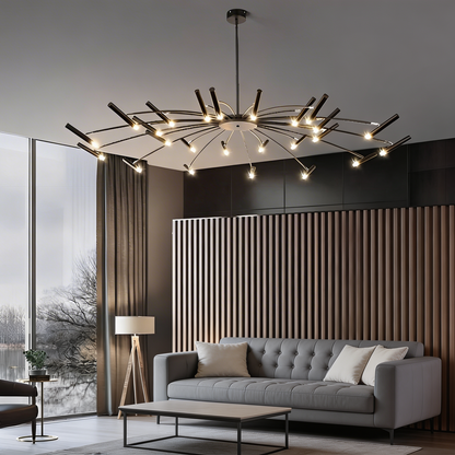 Adjustable Metal Chandelier G9 LED Hanging Light