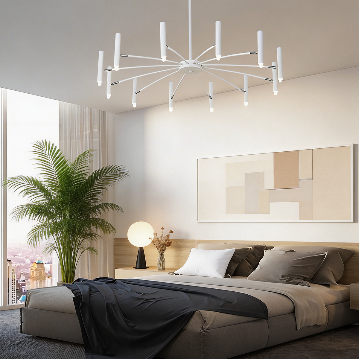 Adjustable Metal Chandelier G9 LED Hanging Light