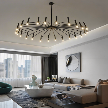 Adjustable Metal Chandelier G9 LED Hanging Light