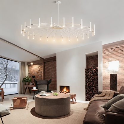 Adjustable Metal Chandelier G9 LED Hanging Light