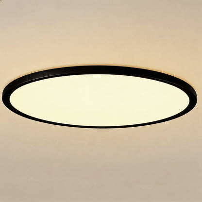 Round Ultra-Slim LED Flush Mount Ceiling Light 72W Dimmable White or Black