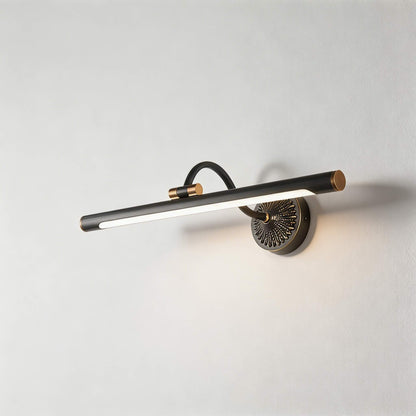 H65 Copper LED Vanity Light Bar 240° Rotating 46–76cm Acrylic Shade