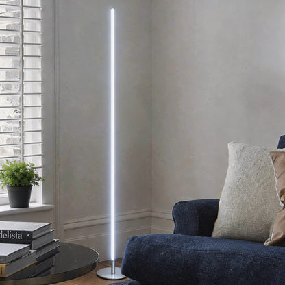 Industrial Line Floor Lamp Metal Adjustable LED Light
