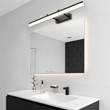 Extendable Dual-Rod LED Vanity Light Bar Stainless Steel 41–80cm 3-Colour