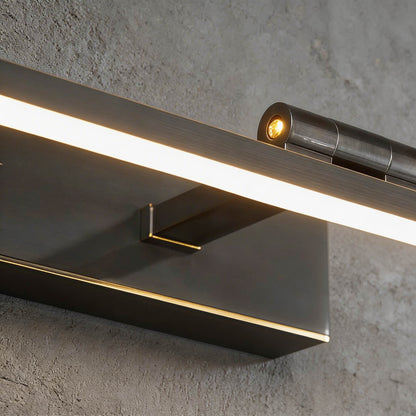 Copper Rotating LED Vanity Light Bar 60–100cm Linear Acrylic Mirror Light
