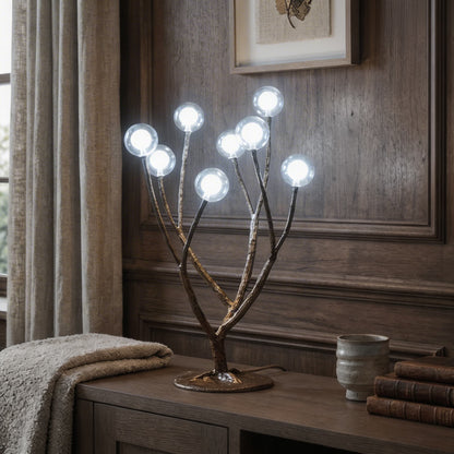 Tree Branch Floor Lamp Resin Glass LED Rustic Nordic