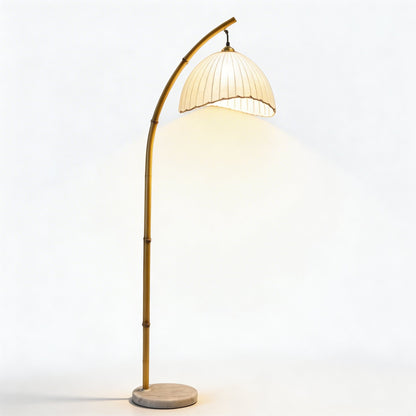 Imitation Bamboo Floor Lamp Tricolor LED Nordic Light