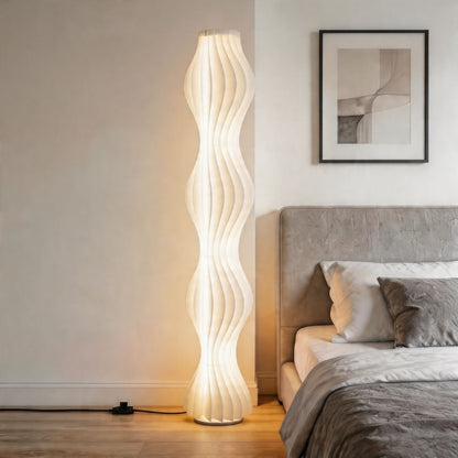 Nordic Acrylic Floor Lamp Remote LED Adjustable 69in