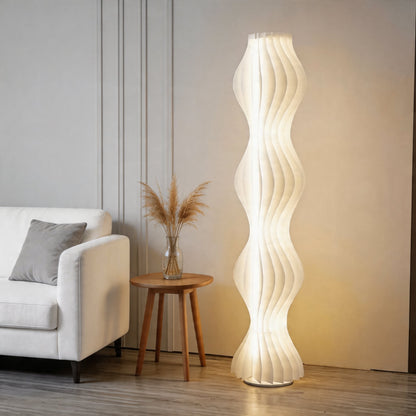 Nordic Acrylic Floor Lamp Remote LED Adjustable 69in