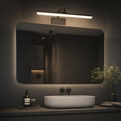 Metal & Glass LED Wall Light 12W 3000K 43–57cm Kitchen & Living Room