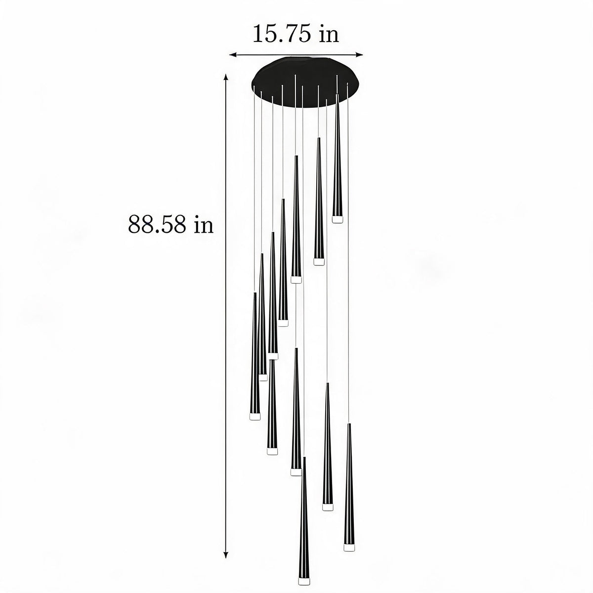 Nordic Iron Acrylic Ceiling Light Flush Mount Dimmable LED 6-68