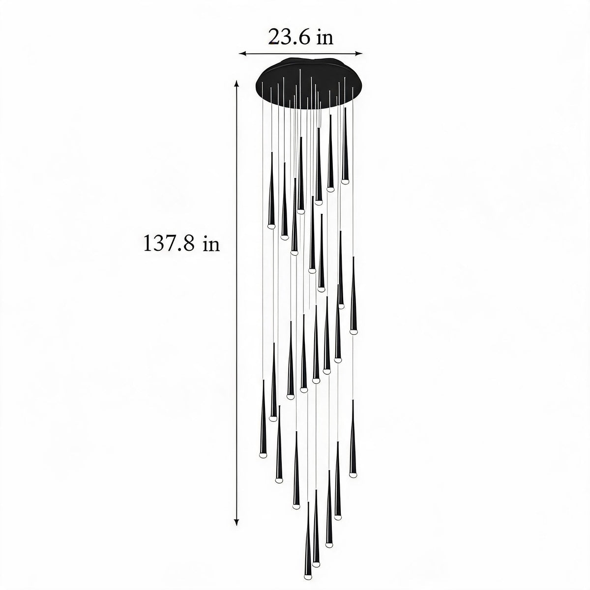 Nordic Iron Acrylic Ceiling Light Flush Mount Dimmable LED 6-68