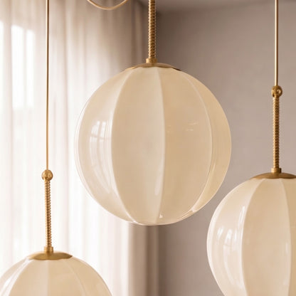 Antique Brass Chandelier Hanging LED Light Fixture