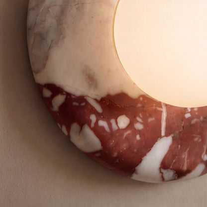 Onyx Stone Wall Sconce LED Lighting Fixture Warm