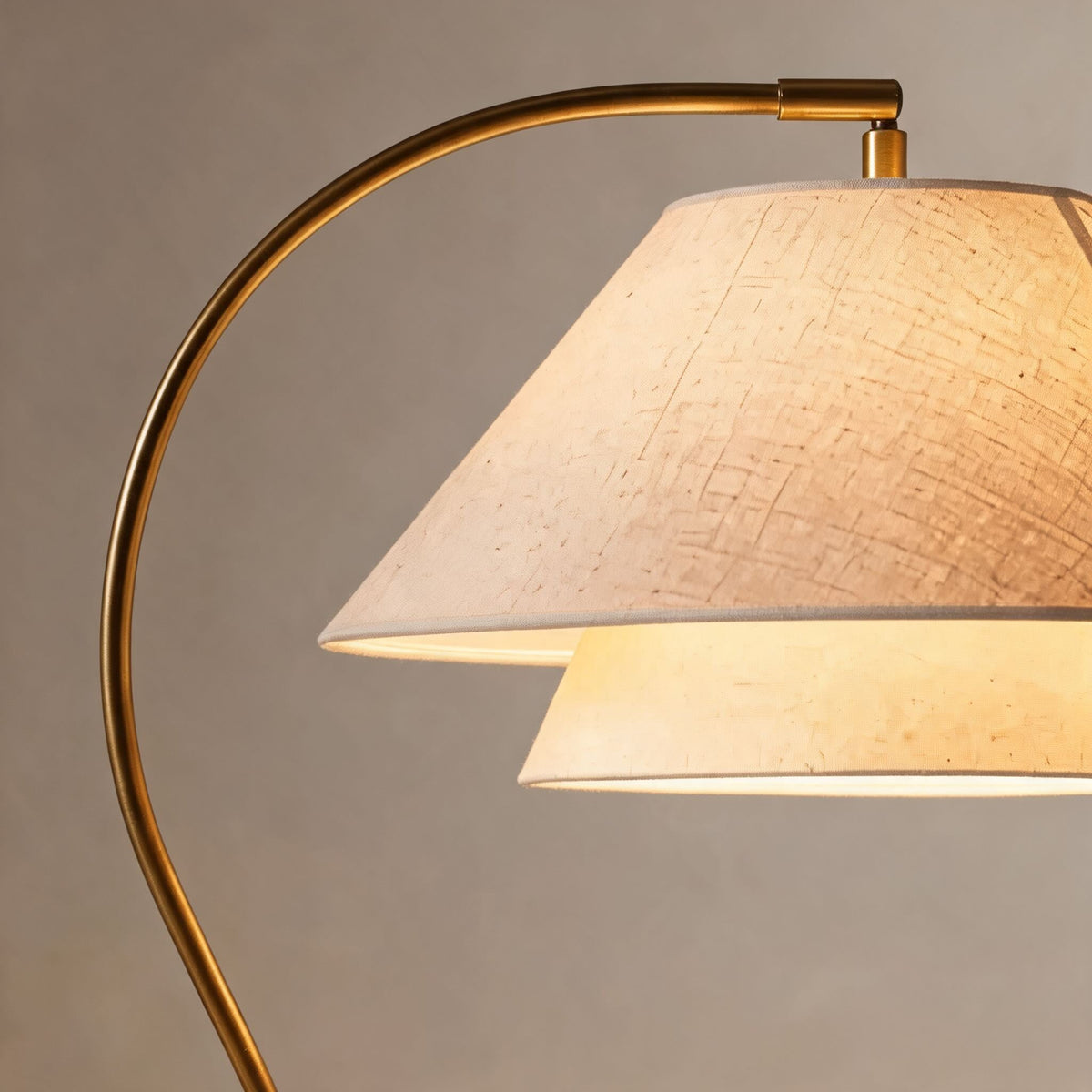 Black Metal Floor Lamp Energy-Efficient LED Adjustable