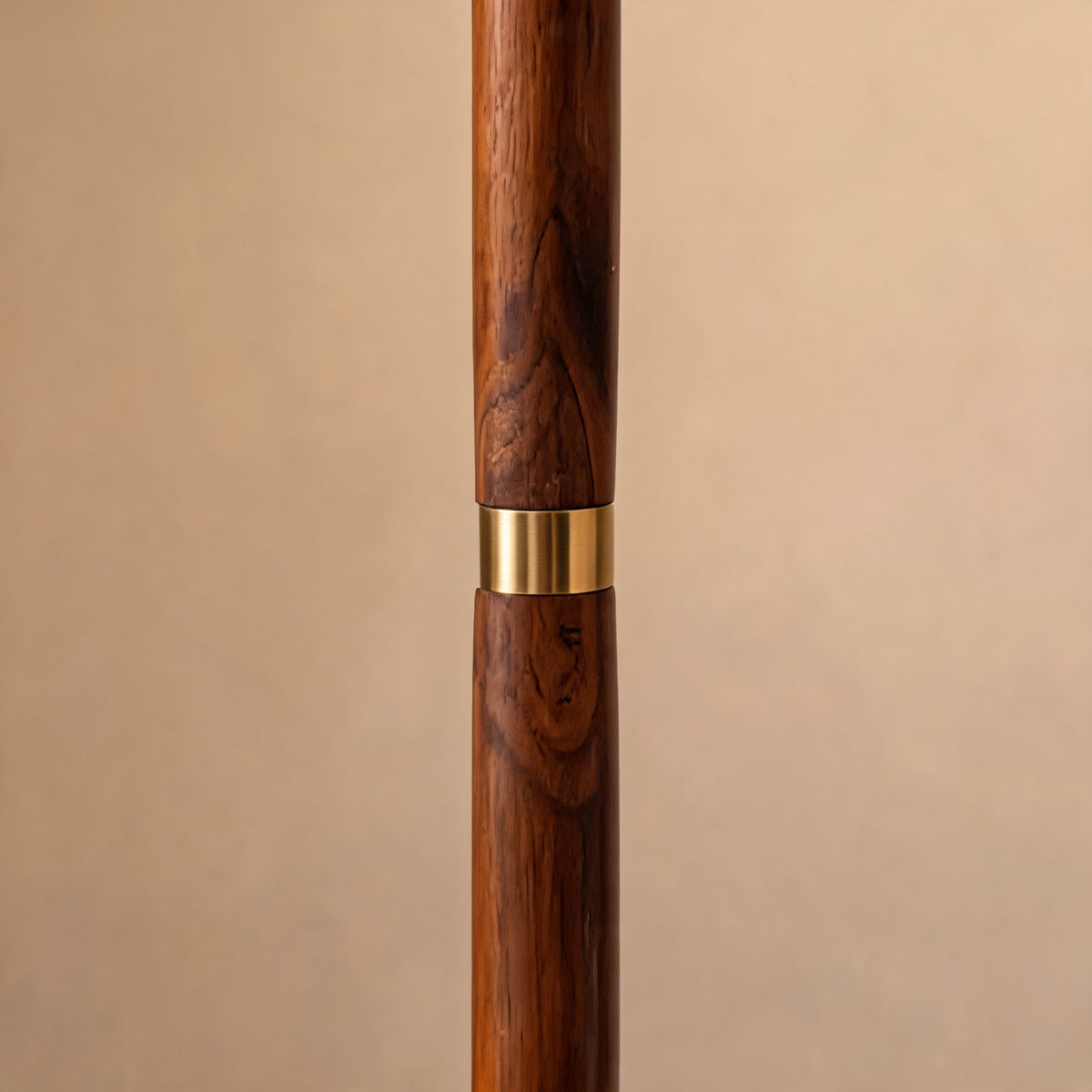 Black Metal Floor Lamp Energy-Efficient LED Adjustable