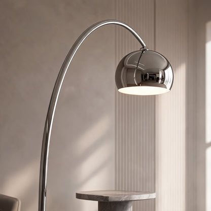 Angler Floor Lamp Matte Black Adjustable LED Metal