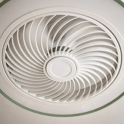 Bladeless Round or Square Flush Mount Ceiling Fan with Dimmable 36W LED Light