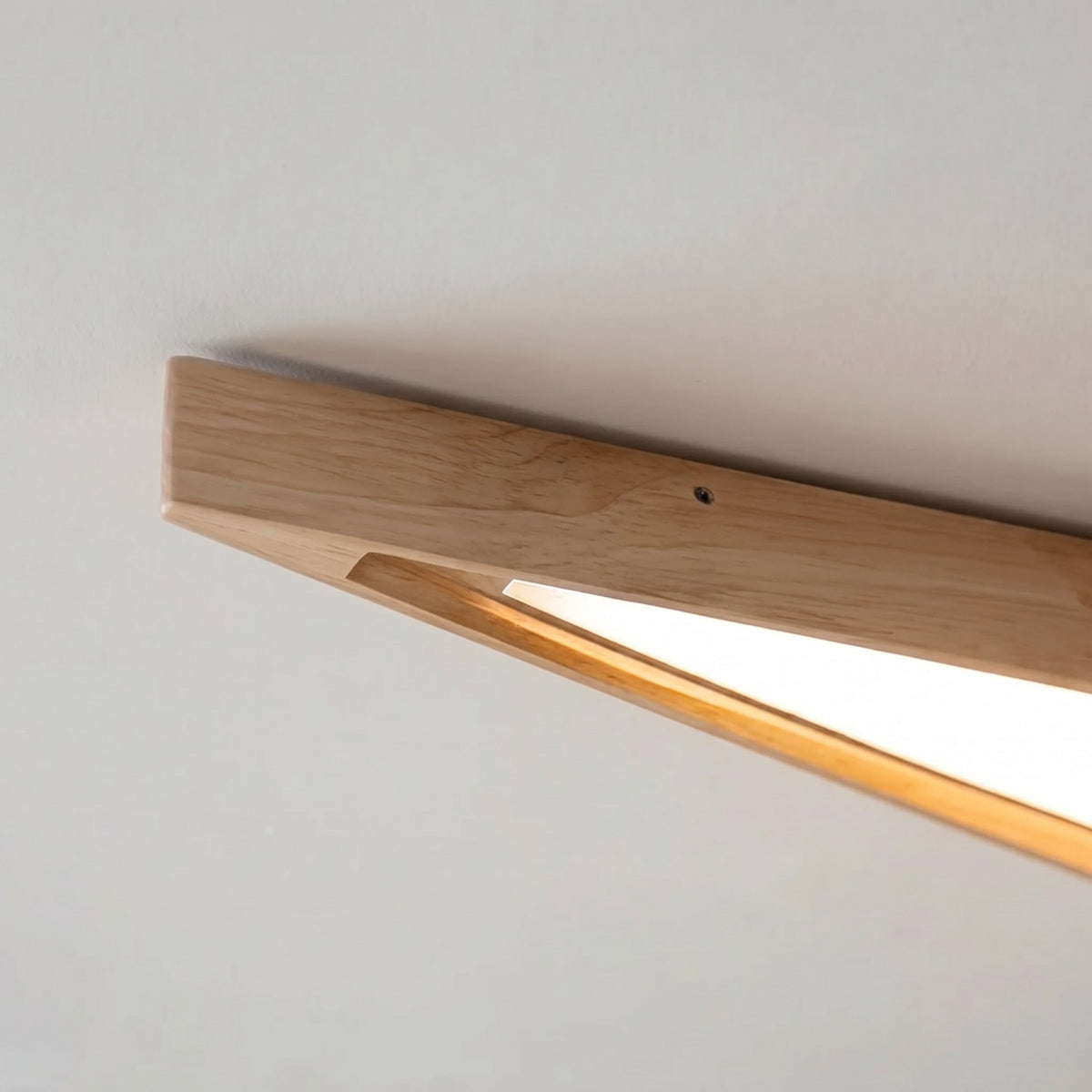 Diamond Wood LED Strip Ceiling Light 148cm Adjustable Colour Temperature