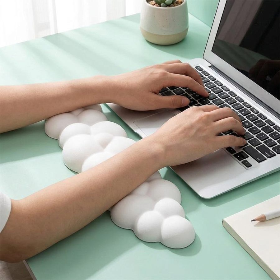 Cloud Wrist Rest Mouse Pad Ergonomic Gaming Accessories Keyboard Support 8 Colour Options