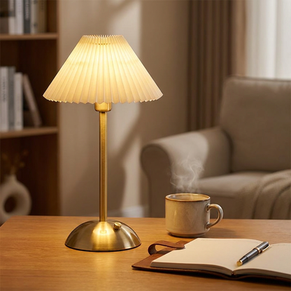 Retro USB Rechargeable Desk Lamp Bedroom Decor Indoor Lighting Touch Dimmer Switch Control