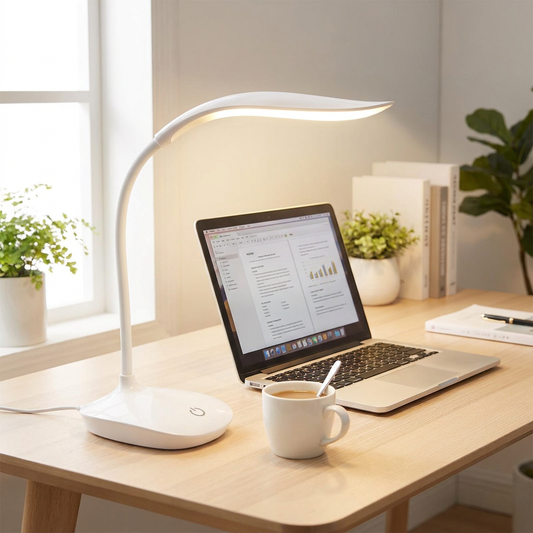 Home Office LED Desk Lamp – USB Touch Dimmer 3 Brightness Levels