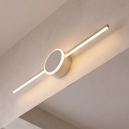 Aluminium LED Vanity Sconce 40–80cm Colour-Changing Black or White