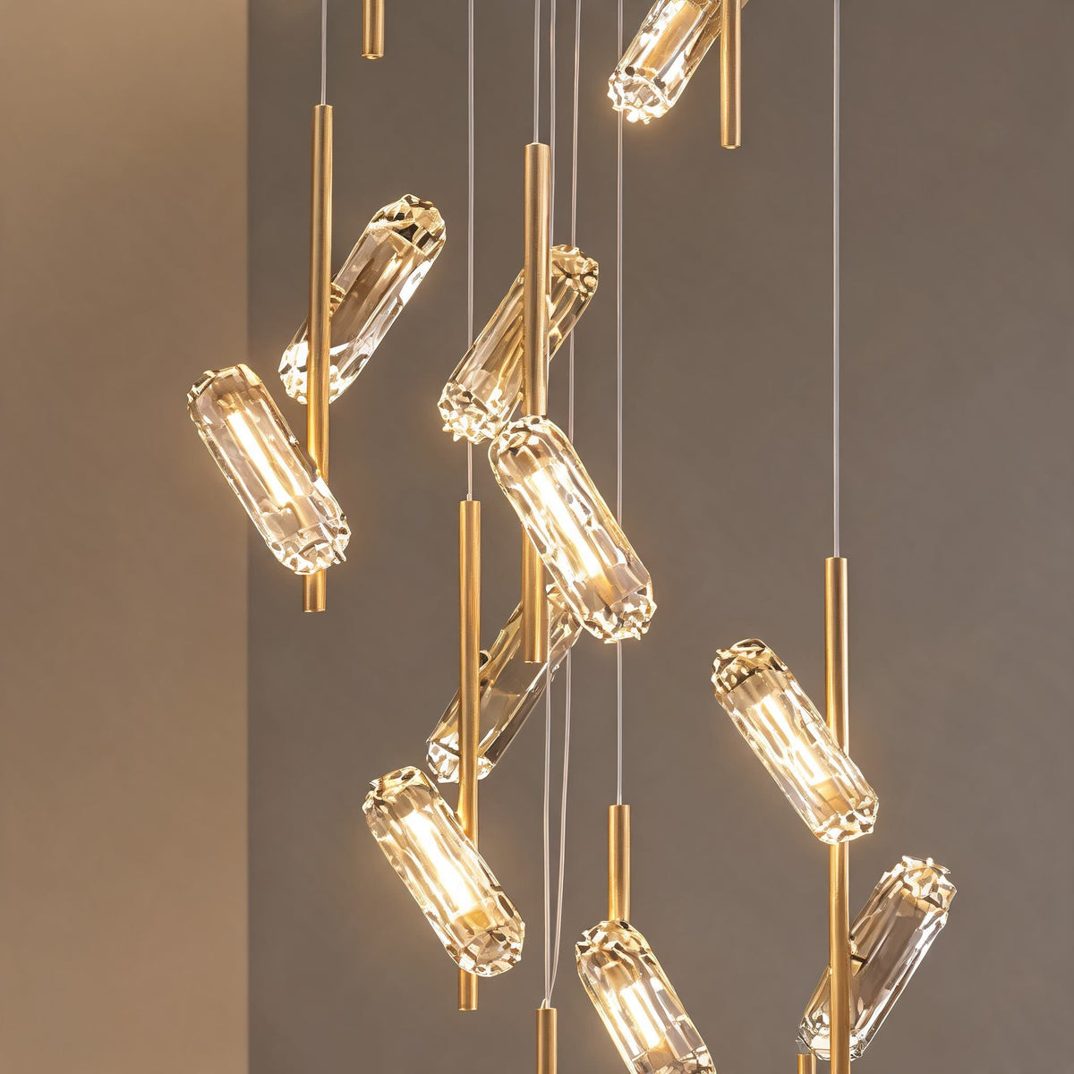 Adjustable Metal Chandelier Hanging LED Light Fixture