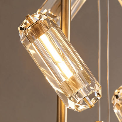 Adjustable Metal Chandelier Hanging LED Light Fixture