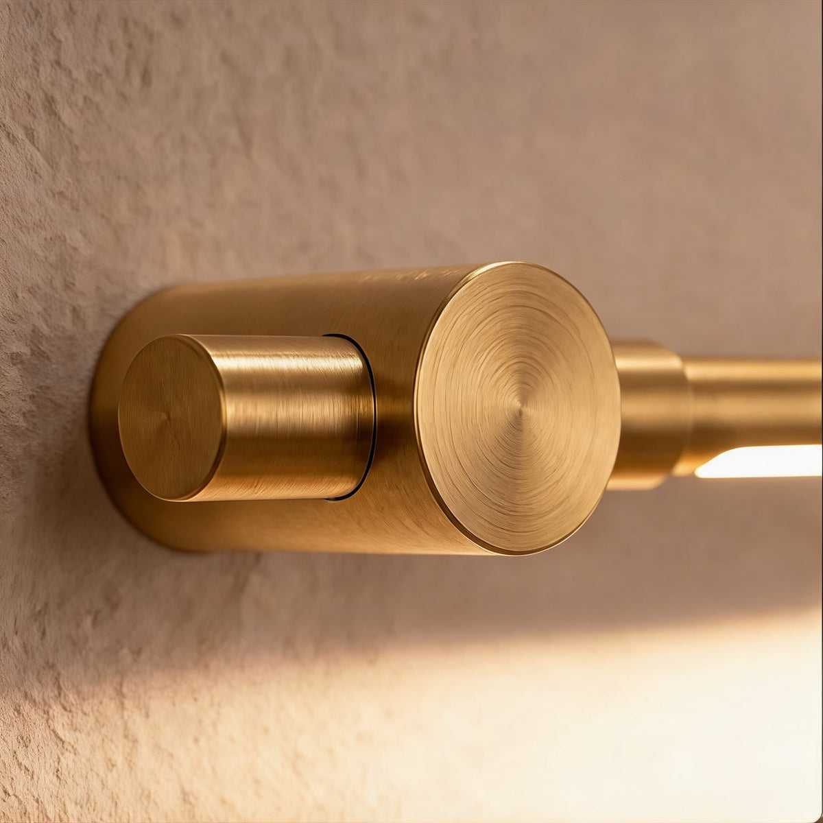 Polished Brass Linear LED Vanity Light 90cm & 120cm Acrylic Shade