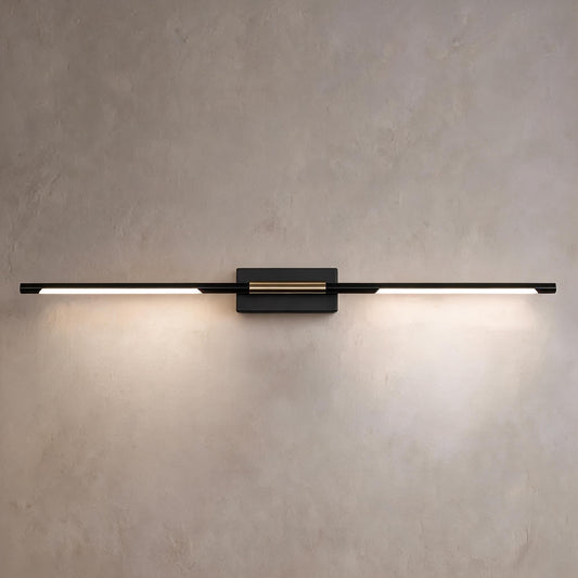 Black & Gold Acrylic LED Vanity Light Bar 60cm & 100cm Bathroom Mirror Light