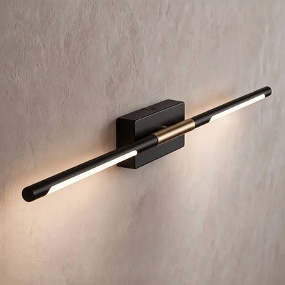 Black & Gold Acrylic LED Vanity Light Bar 60cm & 100cm Bathroom Mirror Light