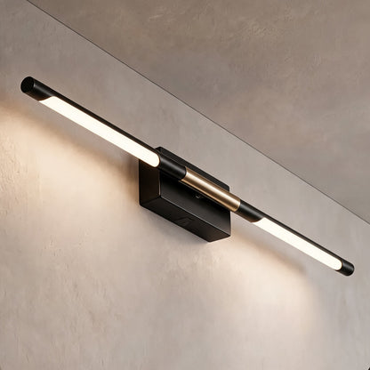 Black & Gold Acrylic LED Vanity Light Bar 60cm & 100cm Bathroom Mirror Light