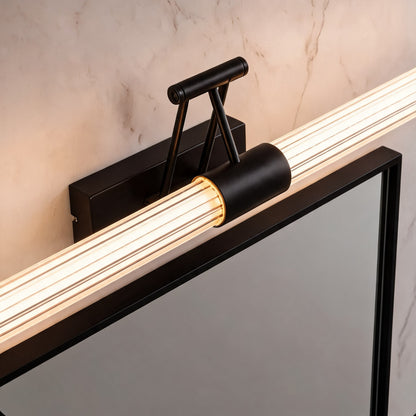 Foldable Twin-Arm LED Vanity Light 360° Acrylic Cylinder 48–78cm