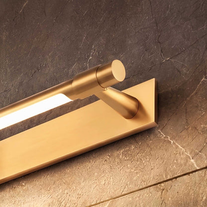 Black & Gold LED Vanity Light 120° Rotating 48cm & 63cm Three-Colour