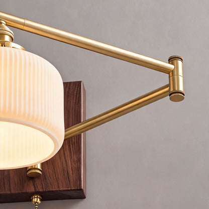 Ceramic Wall Lamp Wall Mounted Dimmable LED Sconce