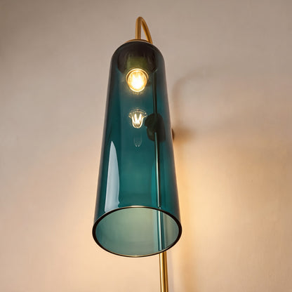 Glass Shade Wall Light Wall Mounted Dimmable LED Sconce